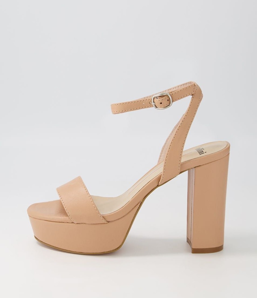 Shoes MOLLINI | Avana Nude Leather Sandals