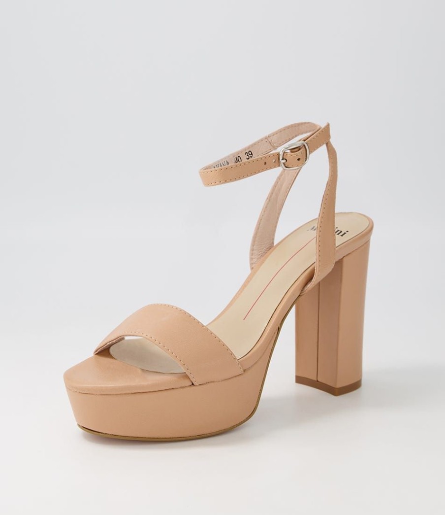 Shoes MOLLINI | Avana Nude Leather Sandals