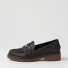 Shoes DJANGO & JULIETTE | Gulfa Black Leather Loafers