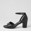 Shoes DJANGO & JULIETTE | Cobey Black Leather Sandals