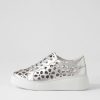 Shoes DJANGO & JULIETTE | Yarry Silver White Leather Sneakers