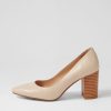 Shoes DIANA FERRARI | Sabena Cream Natural Leather Heels