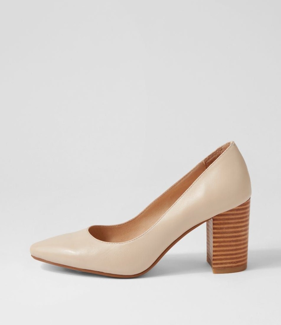 Shoes DIANA FERRARI | Sabena Cream Natural Leather Heels