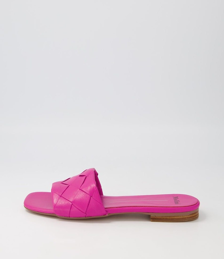 Shoes MOLLINI | Ayday Fuchsia Leather Slides