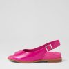 Shoes ZIERA | Jenai W Fuchsia Leather Sandals