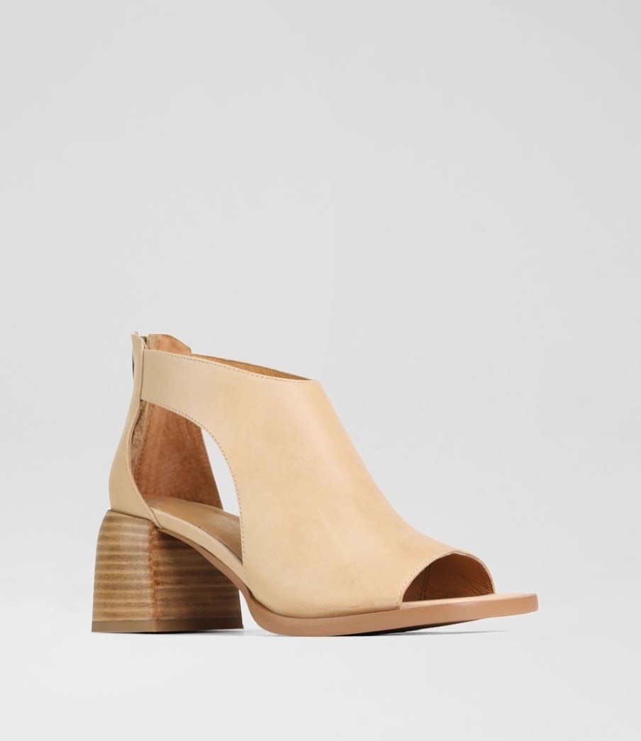 Shoes EOS | Isolde Nude Leather Sandals