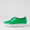 Shoes DJANGO & JULIETTE | Batu Bright Emerald White Leather Sneakers