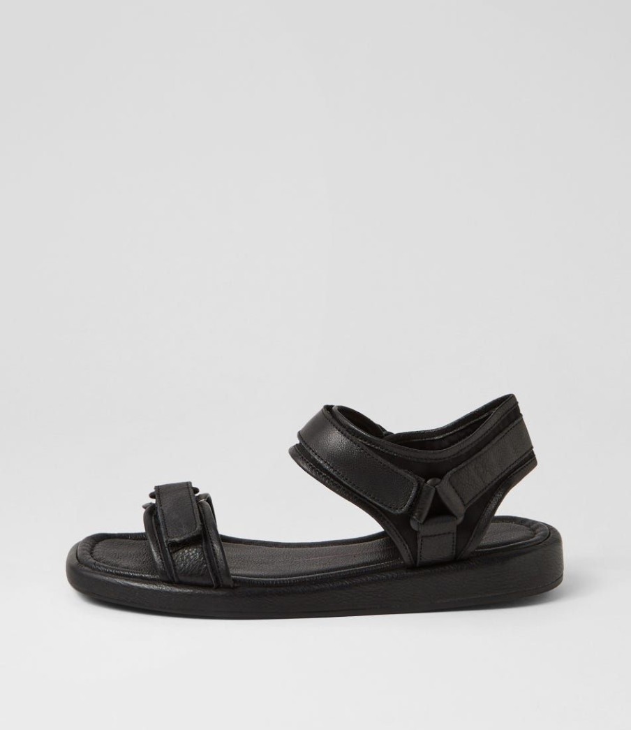 Shoes MOLLINI | Rising Black Leather Sandals