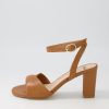 Shoes MOLLINI | Grayce Dark Tan Leather Sandals