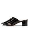 Shoes DJANGO & JULIETTE | Dagny Black Patent Leather Mules