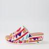 Shoes DJANGO & JULIETTE | Sahann Bright Multi Fabric Sandals