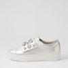 Shoes DJANGO & JULIETTE | Lunit Silver Jewels Leather Sneakers