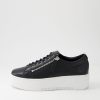 Shoes DJANGO & JULIETTE | Wolfie Black White Leather Sneakers