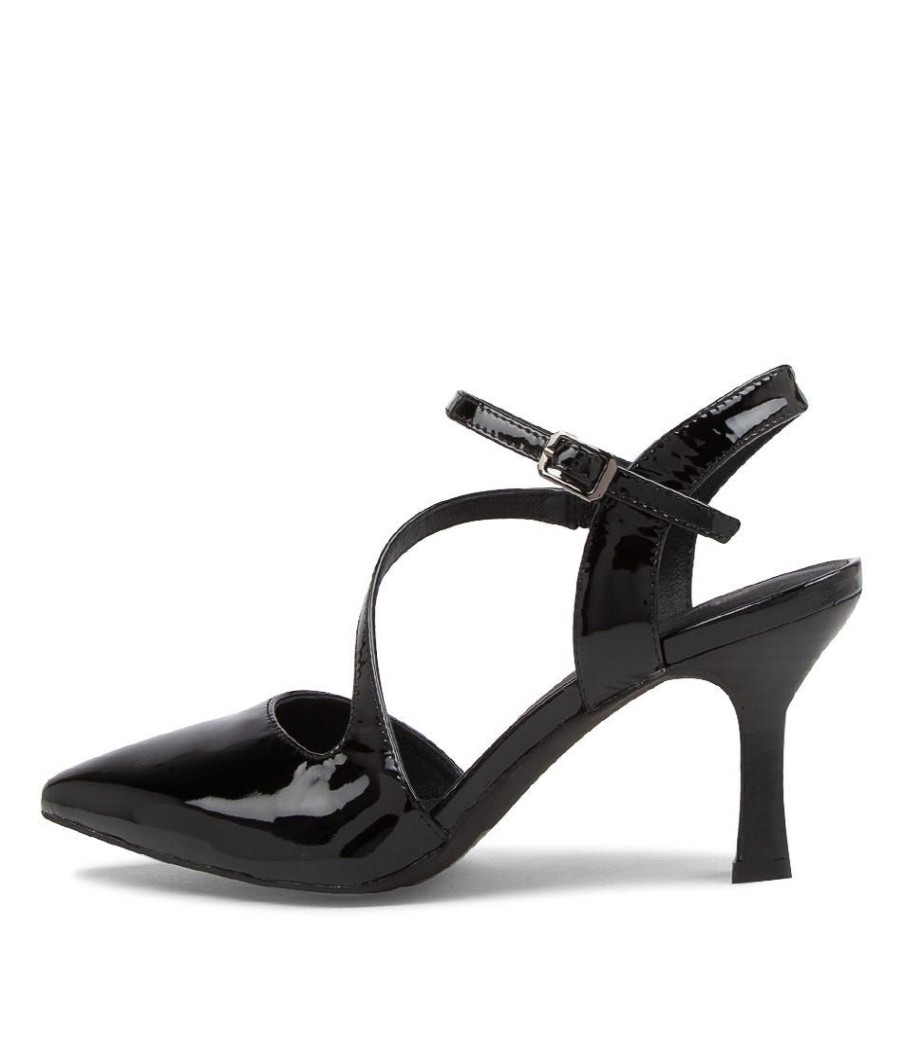 Shoes TOP END | Lukka Black Patent Leather Heels