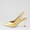 Shoes MOLLINI | Traina Gold Leather Heels