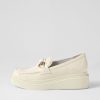 Shoes TOP END | Zidaz Off White Patent Leather Loafers