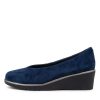 Shoes DJANGO & JULIETTE | Umme Navy Suede Heels