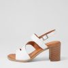 Shoes DIANA FERRARI | Uski White Leather Sandals