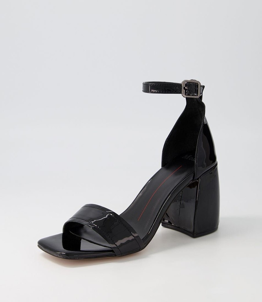 Shoes MOLLINI | Toania Black Patent Leather Sandals