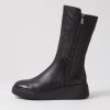 Shoes DJANGO & JULIETTE | Yogue Black Leather Calf Boots