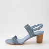 Shoes DJANGO & JULIETTE | Crista Denim Leather Sandals