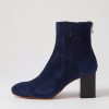 Shoes MOLLINI | Starz Navy Suede Ankle Boots