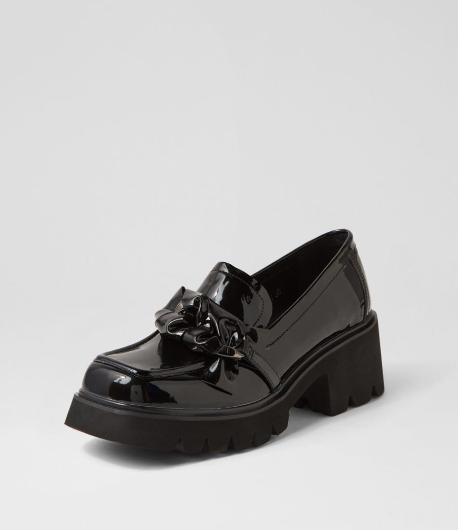 Shoes DJANGO & JULIETTE | Bizmo Black Patent Leather Heels