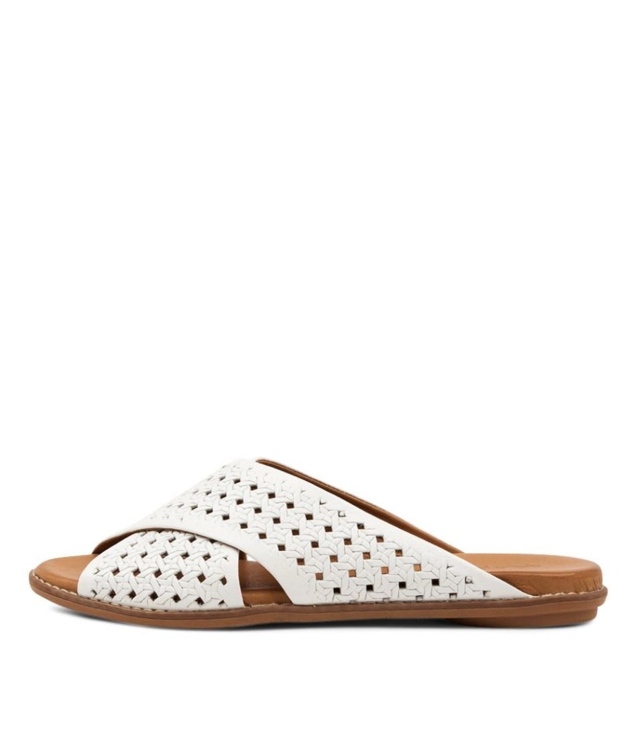 Shoes DIANA FERRARI | Bontye White Leather Sandals