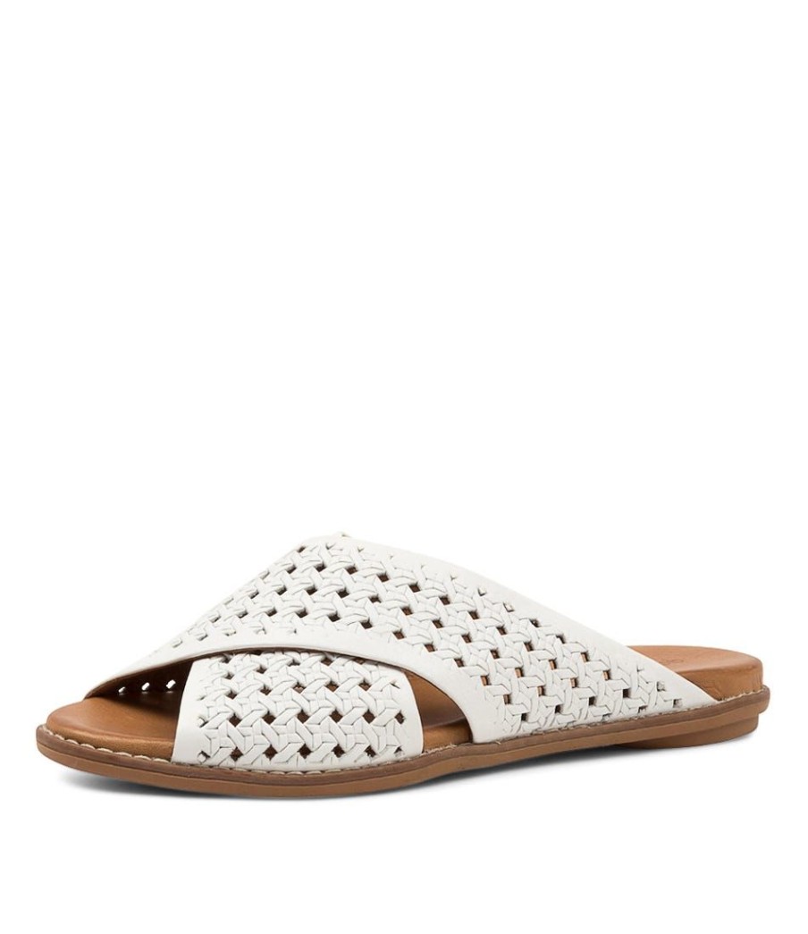 Shoes DIANA FERRARI | Bontye White Leather Sandals