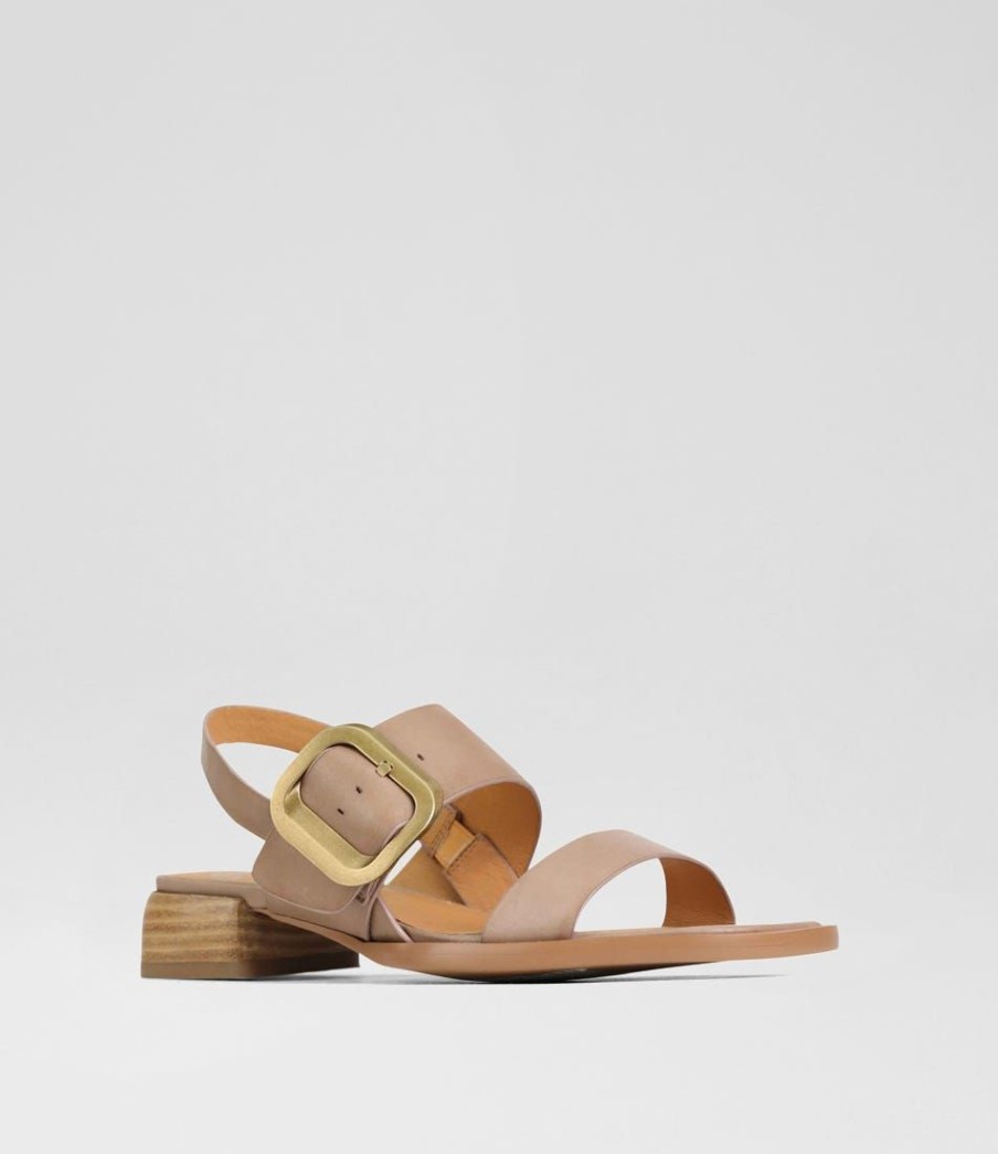 Shoes EOS | Tegean Taupe Leather Sandals