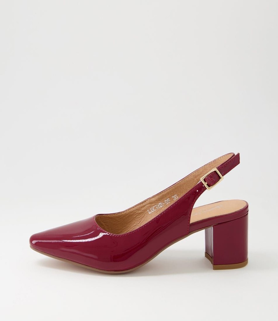 Shoes DIANA FERRARI | Lucine Cherry Patent Leather Heels