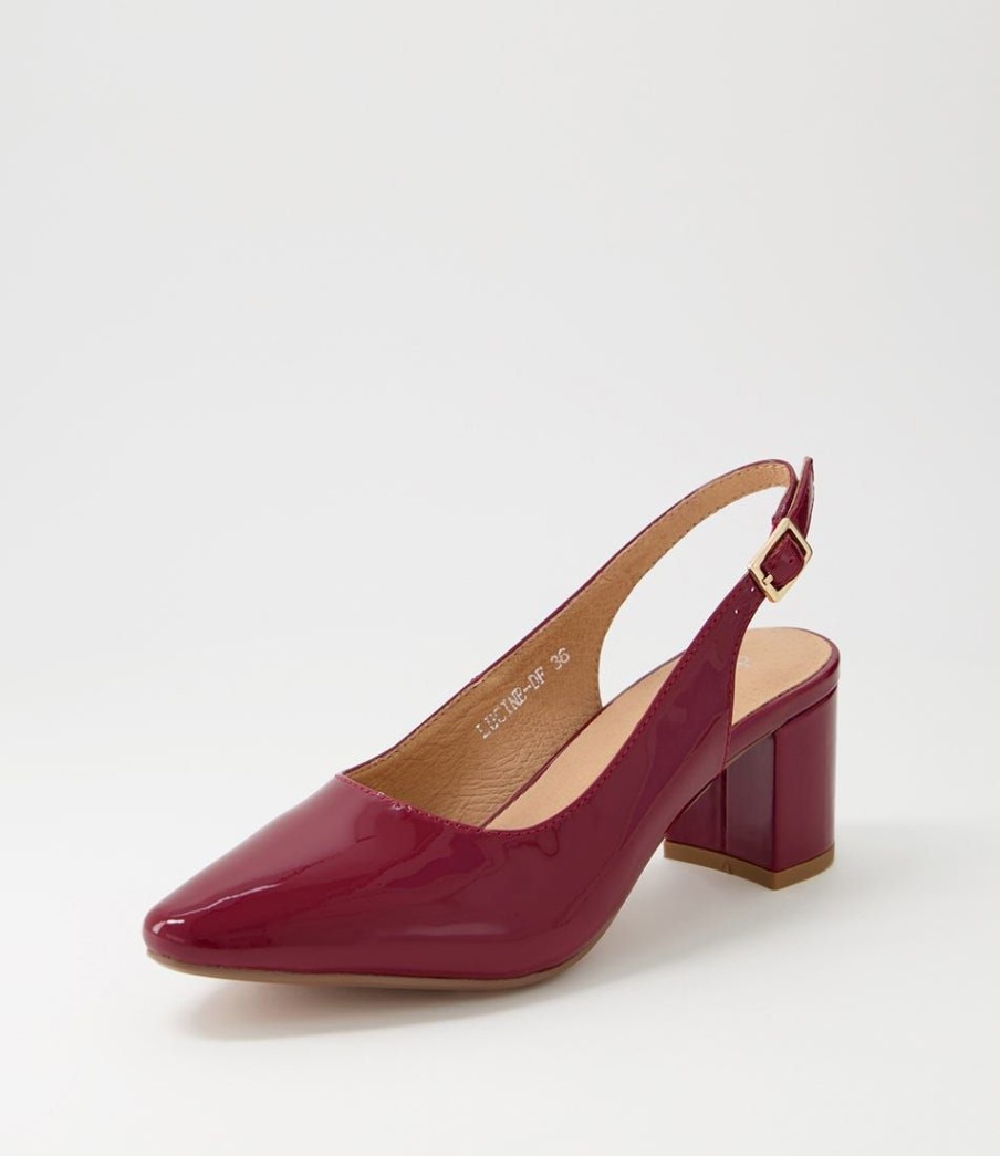 Shoes DIANA FERRARI | Lucine Cherry Patent Leather Heels