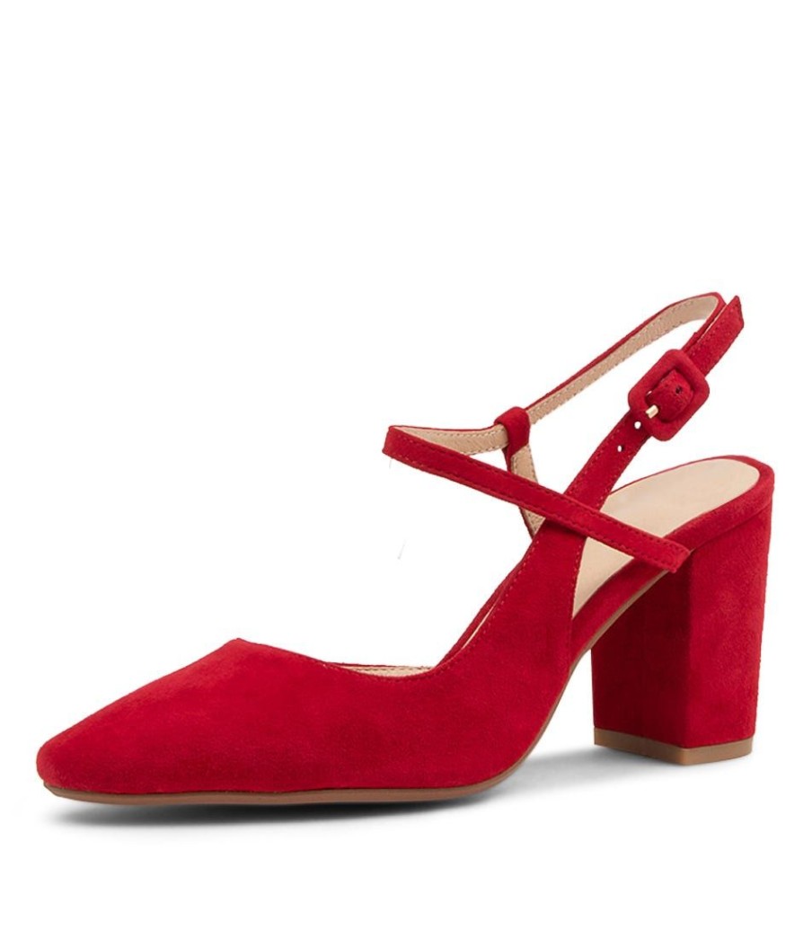 Shoes DIANA FERRARI | Starly Red Suede