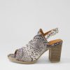 Shoes DIANA FERRARI | Tinaar Silver Wash Leather Sandals