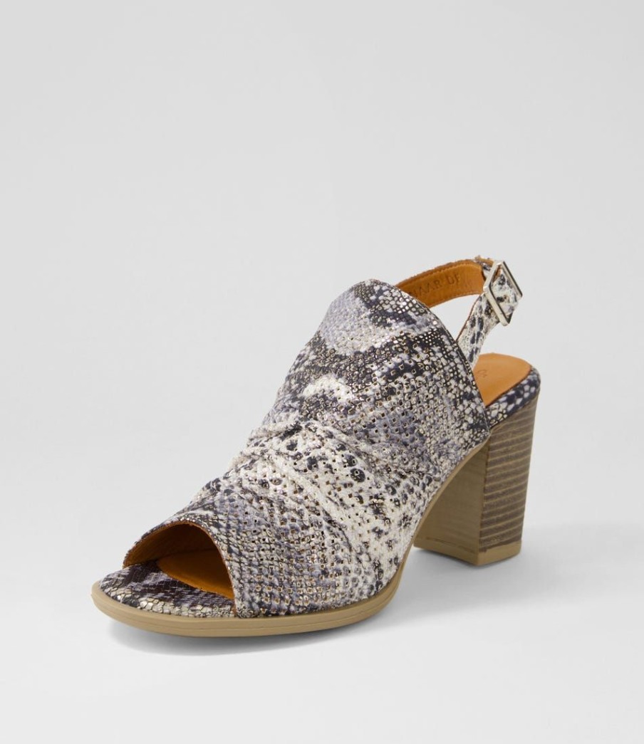 Shoes DIANA FERRARI | Tinaar Silver Wash Leather Sandals