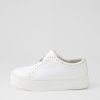 Shoes DJANGO & JULIETTE | Synty White Leather Sneakers