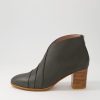 Shoes DIANA FERRARI | Daizy Olive Natural Heel Leather Ankle Boots