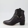 Shoes DJANGO & JULIETTE | Hoyo Black Leather Ankle Boots