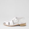 Shoes DJANGO & JULIETTE | Agotary White Leather Flat Shoes