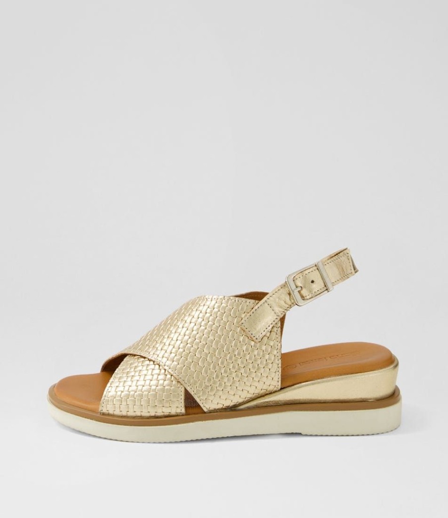 Shoes DIANA FERRARI | Emmas Pale Gold Leather Sandals