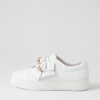 Shoes DJANGO & JULIETTE | Layart White Leather Sneakers