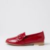 Shoes DJANGO & JULIETTE | Benza Dark Red Wrinkle Patent Loafers