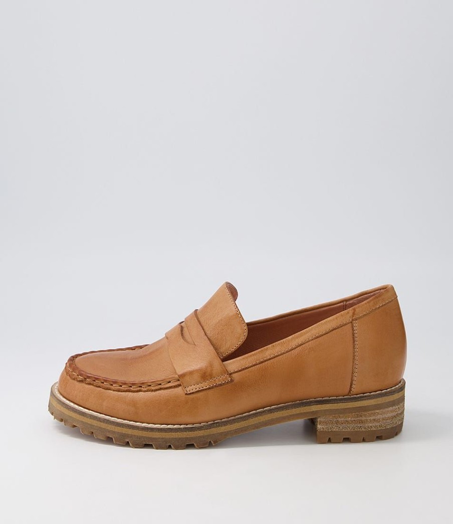 Shoes ZIERA | Metters W Tan Leather Loafers