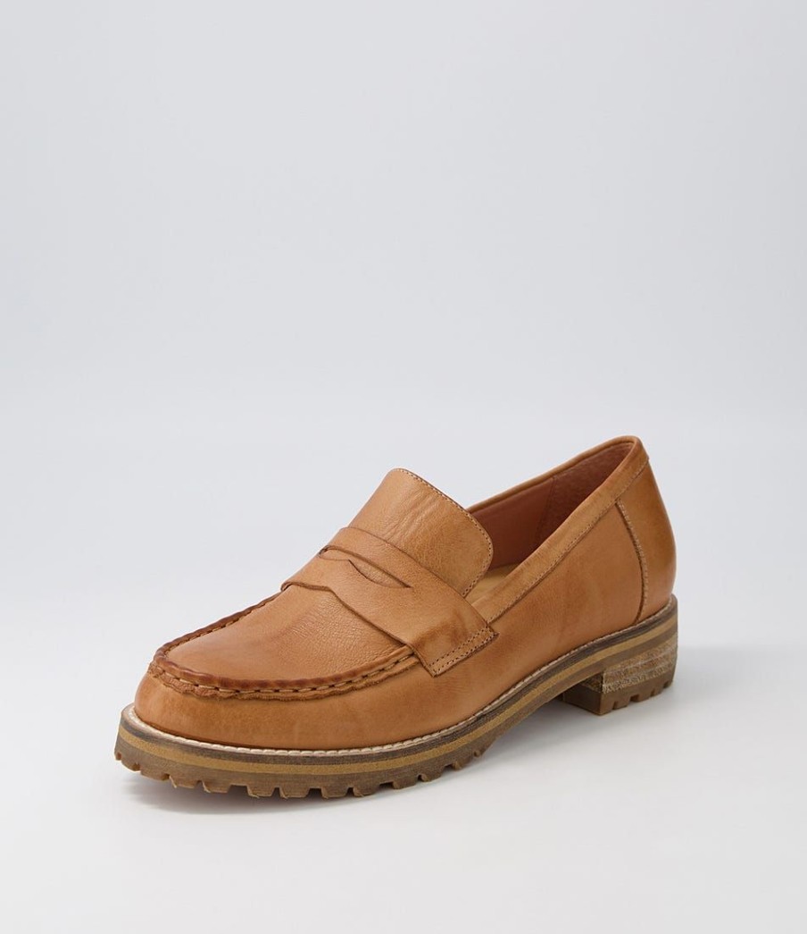 Shoes ZIERA | Metters W Tan Leather Loafers