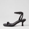 Shoes MOLLINI | Mine Black Leather Sandals