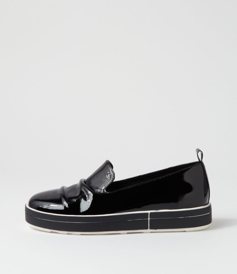 Shoes ZIERA | Raider W Black Patent Leather Loafers