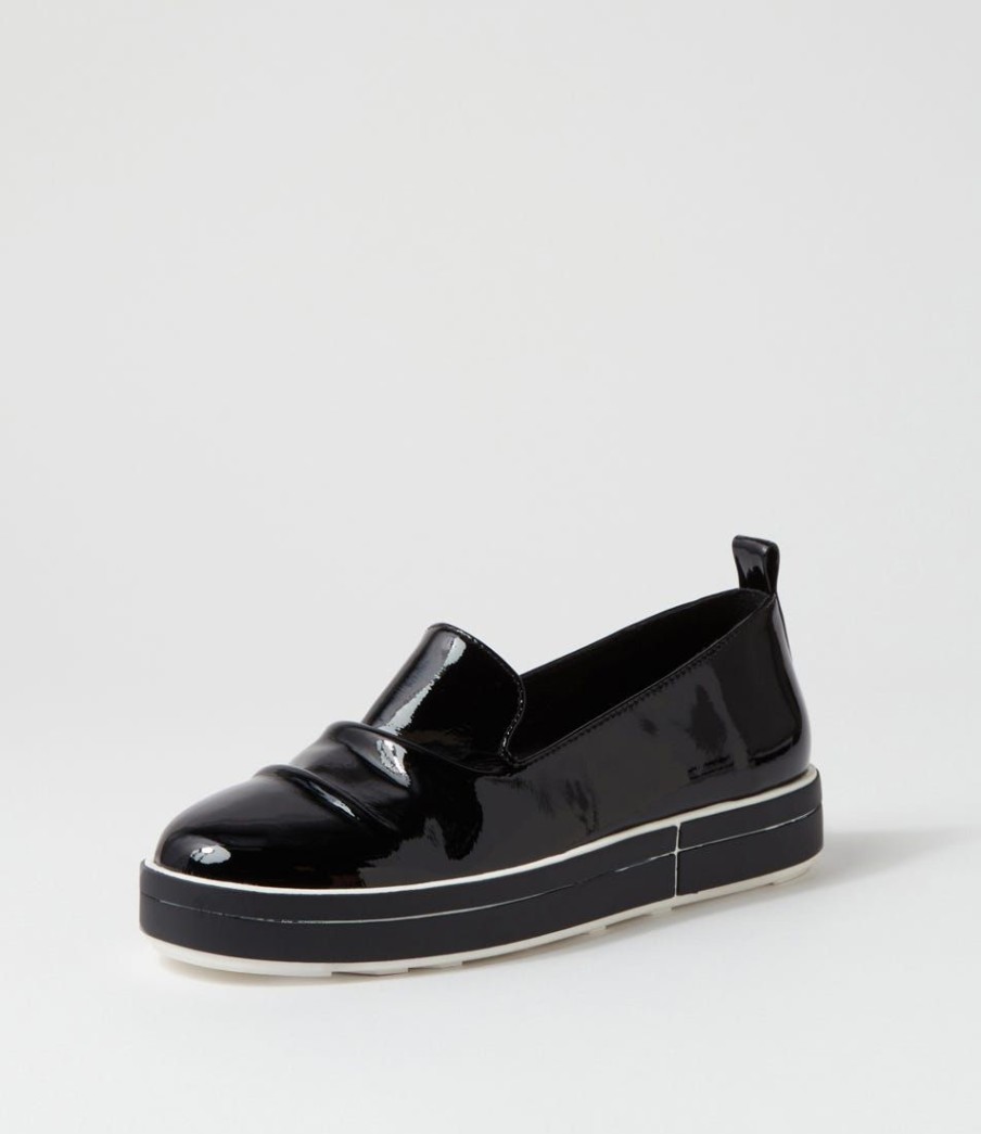 Shoes ZIERA | Raider W Black Patent Leather Loafers