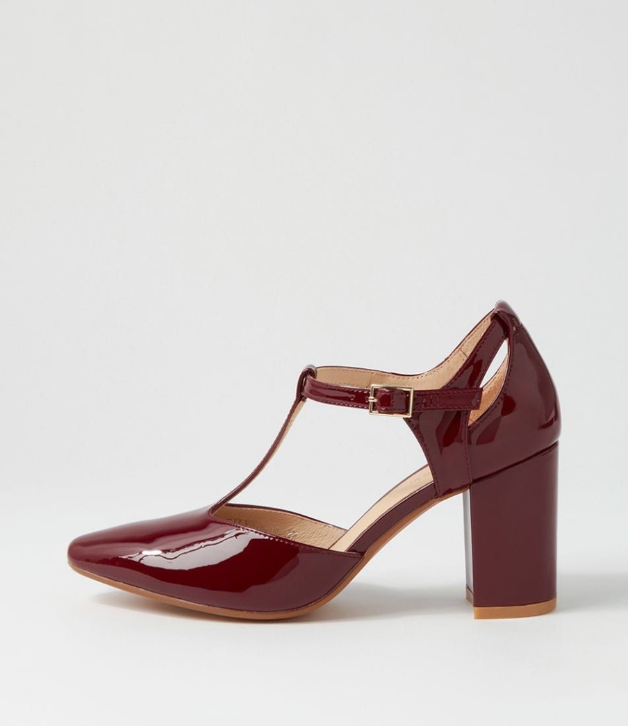 Shoes DIANA FERRARI | Silvia Cherry Patent Leather Heels