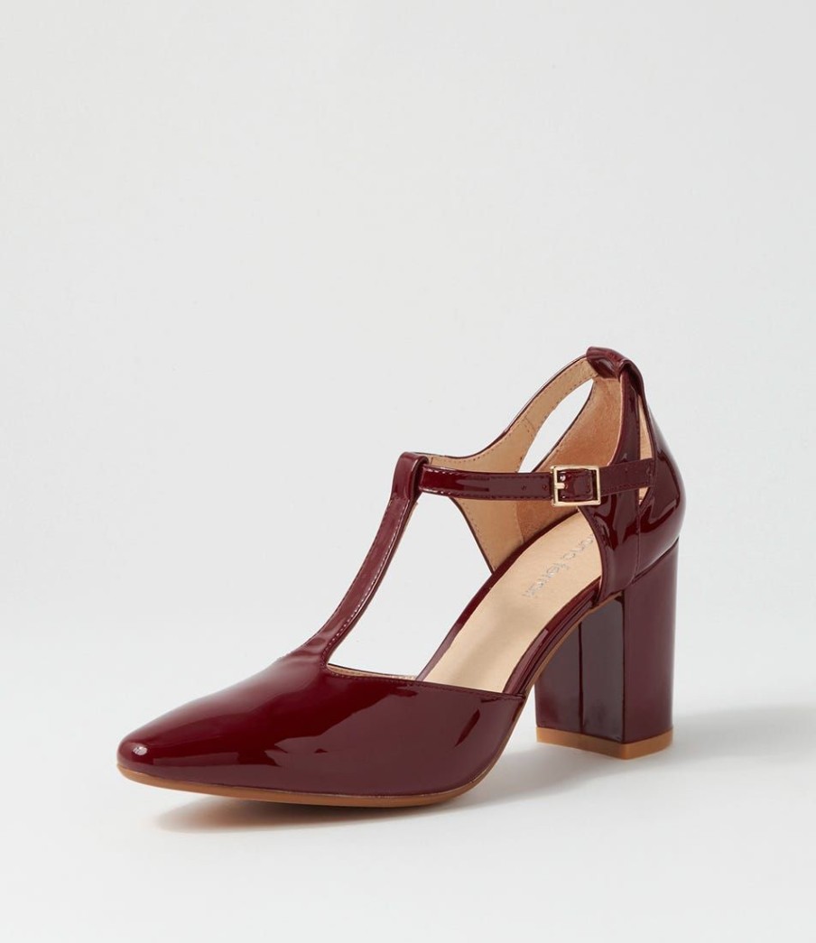 Shoes DIANA FERRARI | Silvia Cherry Patent Leather Heels