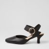 Shoes DJANGO & JULIETTE | Caris Black Leather Heels